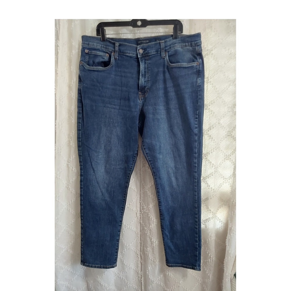 Lucky Brand 412 Athletic Slim Mens Jeans 38x30 Blue Medium Wash Denim